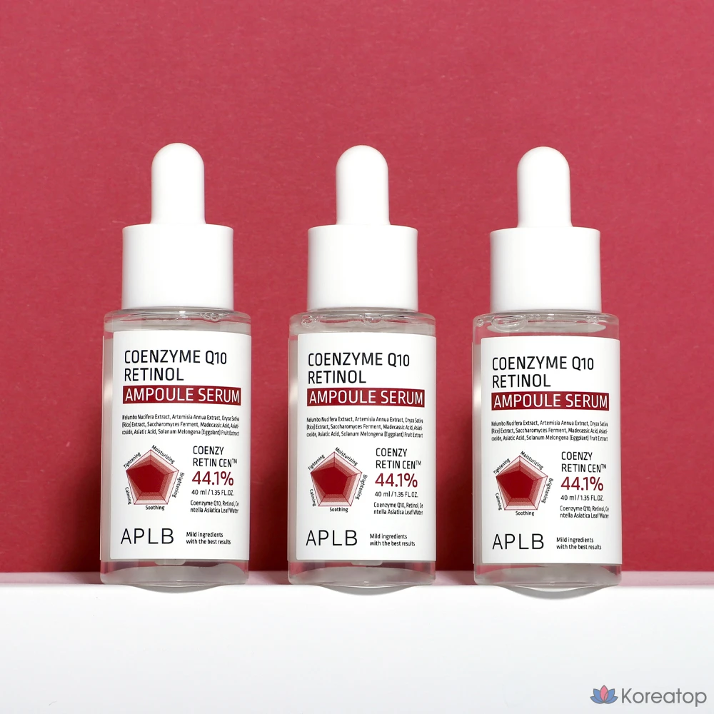 Сыворотка APLB Coenzyme Q10 Retinol Ampoule Serum, 40 мл, 1 шт.