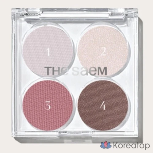 Тени для век The Saem Saemmul Single Shadow, оттенок PK03 Snow Flower Strawberry Sorbet, 1 шт., фото 5