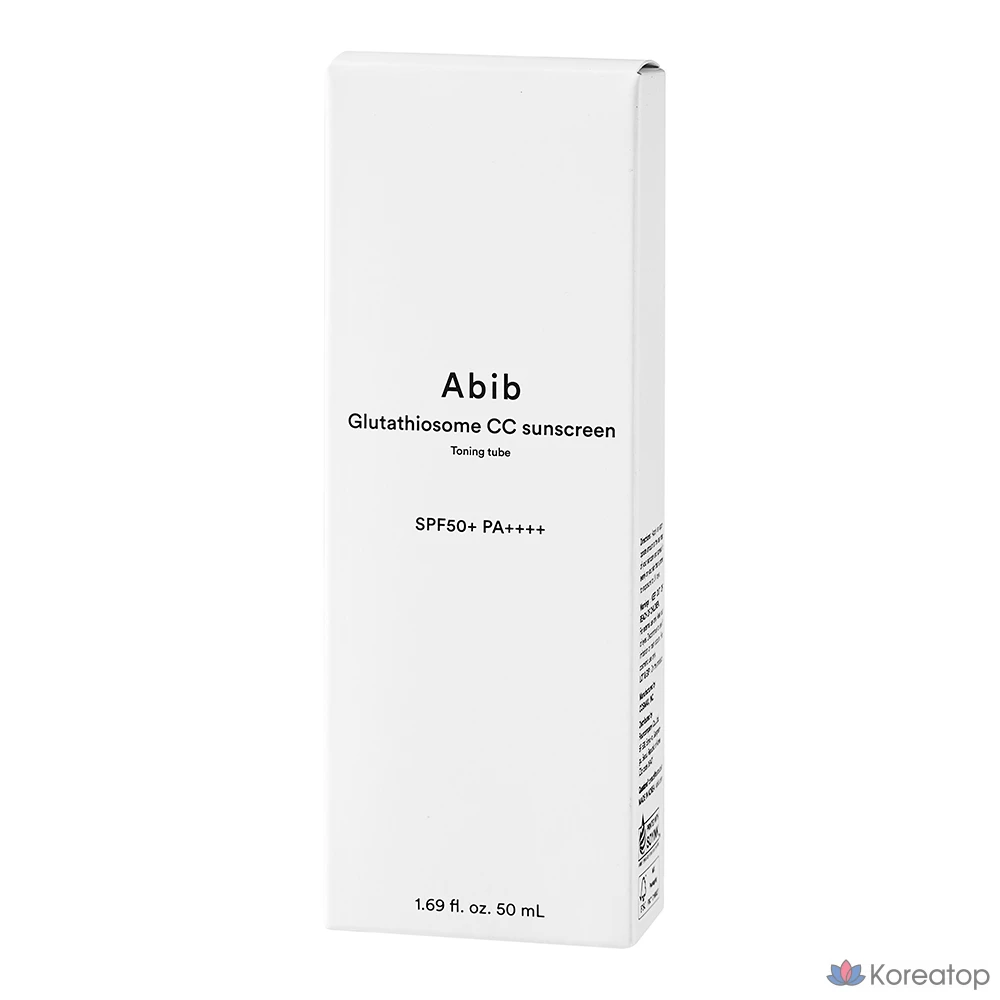 Солнцезащитный крем Abib Glutathione Zone CC Cream Toning Tube, 50 мл, 1 шт.