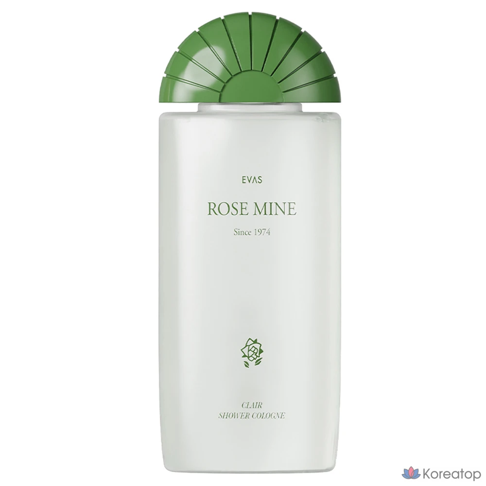 Дезодорант-спрей для тела EVAS Rosemine Clear Shower Cologne Dewy Rose, 185 мл, 1 шт.
