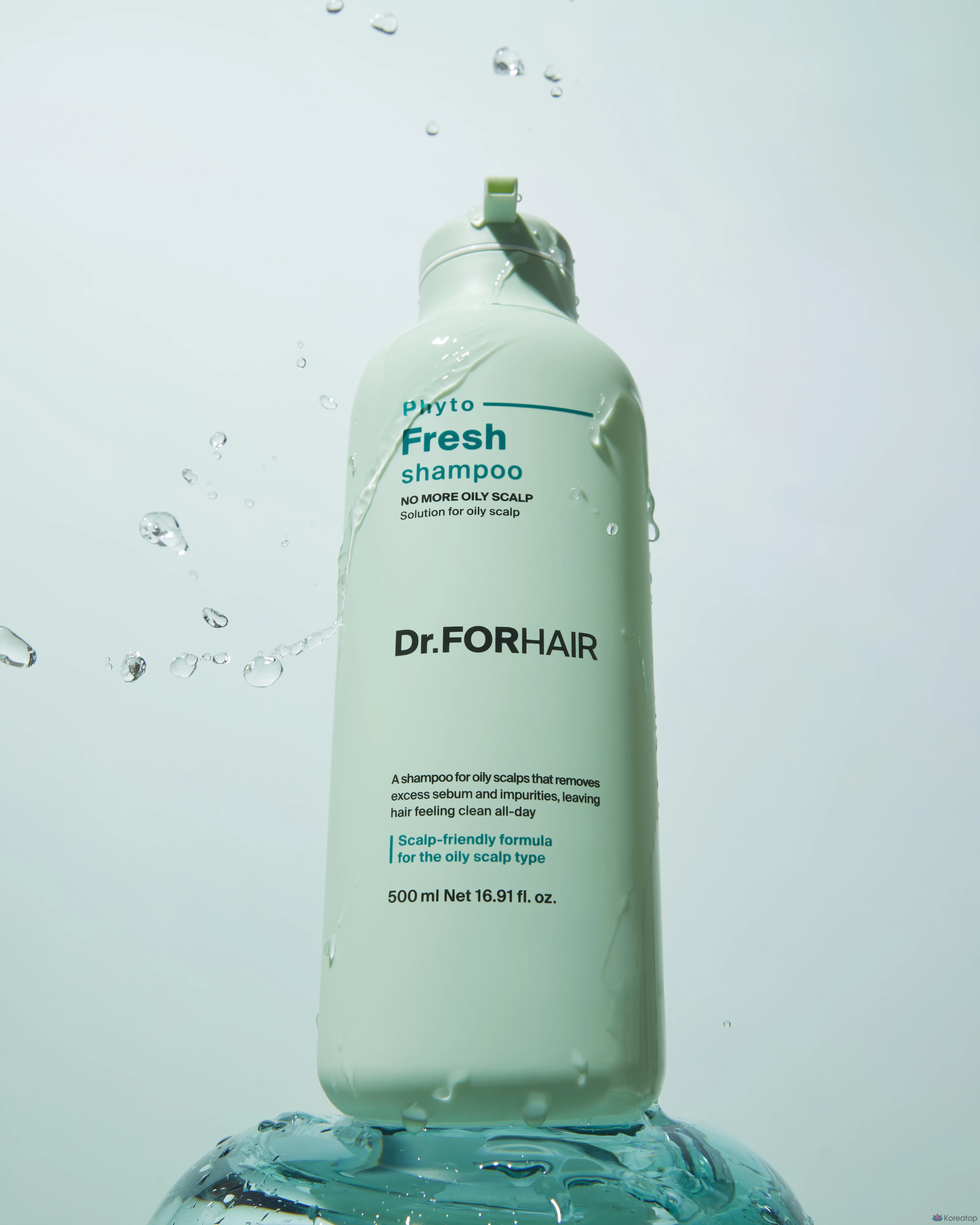 Шампунь для жирной кожи головы Dr.Forhair Deep Cleansing Phyto Fresh Shampoo, 500 мл, 1 шт., фото 3