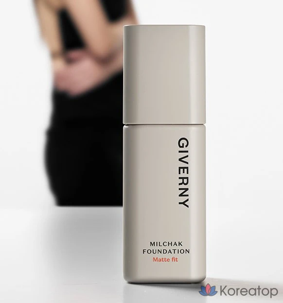 Тональный крем Giverny Milchak Matte Fit Foundation, оттенок 23NW Medium Beige, 30 мл, 1 шт.