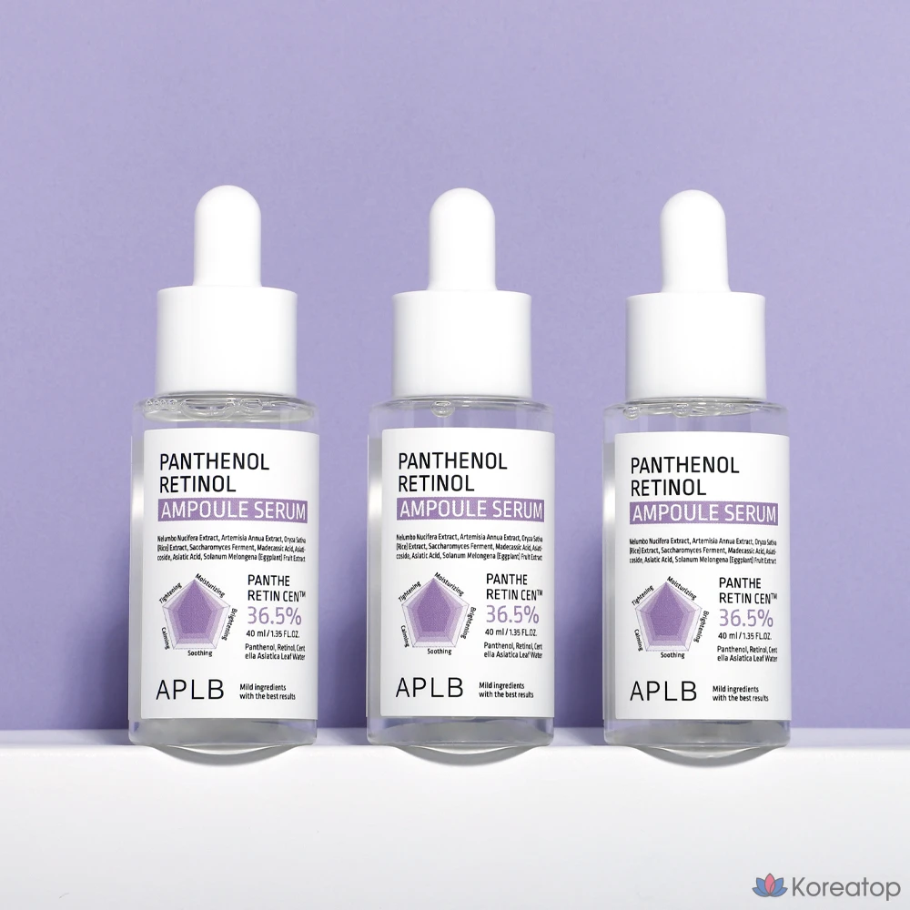 Ампульная сыворотка APLB Panthenol Retinol Ampoule Serum, 40 мл, 1 шт.