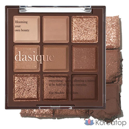 Тени для век Dasique Shadow Palette, оттенок 11 Chocolate Fudge, 1 шт.
