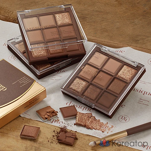 Тени для век Dasique Shadow Palette, оттенок 11 Chocolate Fudge, 1 шт., фото 3
