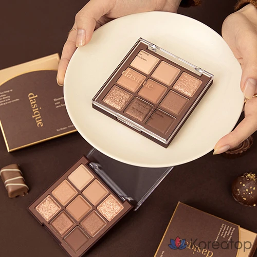 Тени для век Dasique Shadow Palette, оттенок 11 Chocolate Fudge, 1 шт., фото 4