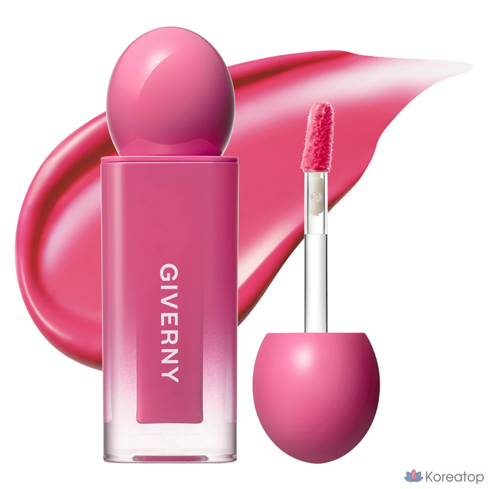 Тинт для губ Giverny Dewy Lip Glaze Tint, оттенок 04 Youth Pink, 4.9 г, 1 шт.