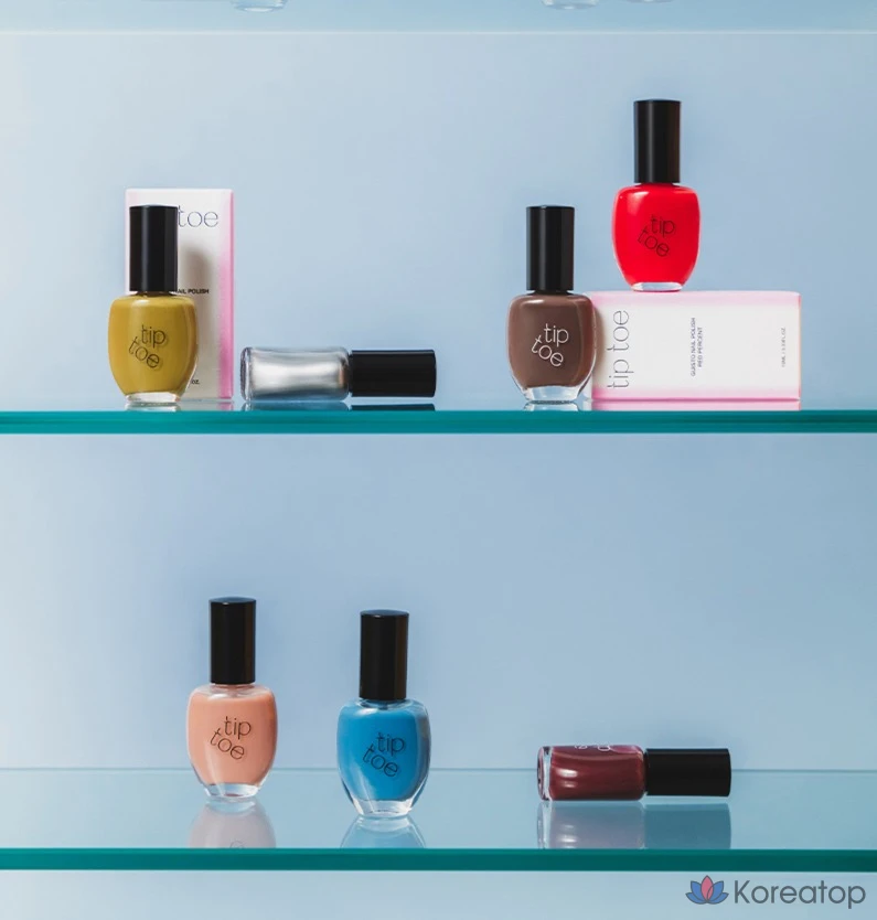 Лак для ногтей Tip Toe Andante Nail Polish, оттенок 204 Toseus Pink Beige, 10 мл, 1 шт., фото 5