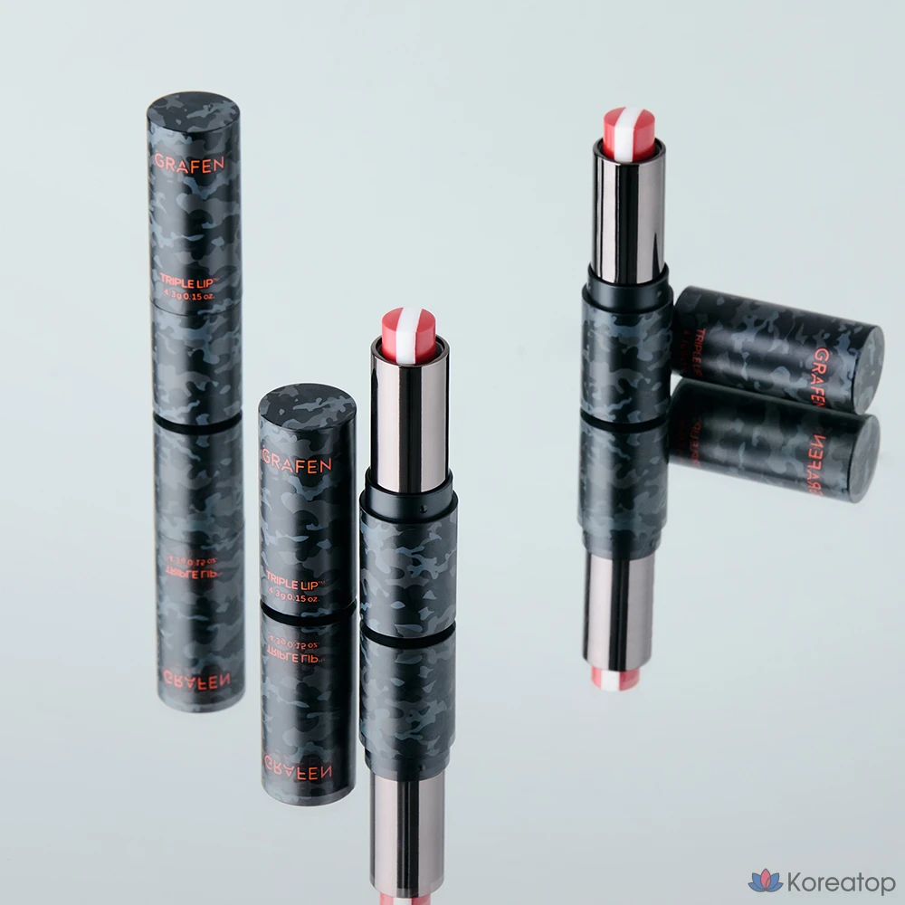 Бальзам для губ GRAFEN Triple Lip, оттенок Handsome Lip, 1 шт., фото 6