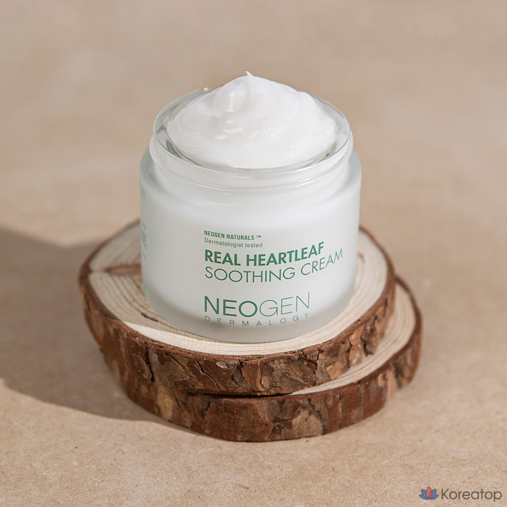 Крем для лица Neogen Dermalogy Real Heartleaf Soothing Cream, 80 г, 1 шт.