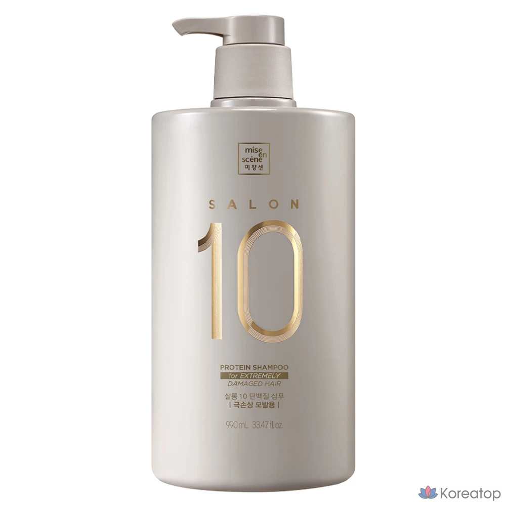 Шампунь Mise en Scene Salon 10 Protein Shampoo, 990 мл, 1 шт.