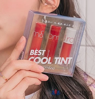 Тинт для губ ROM&ND Best Tint Edition 02, оттенок Cool Tone Pick, 3 шт.