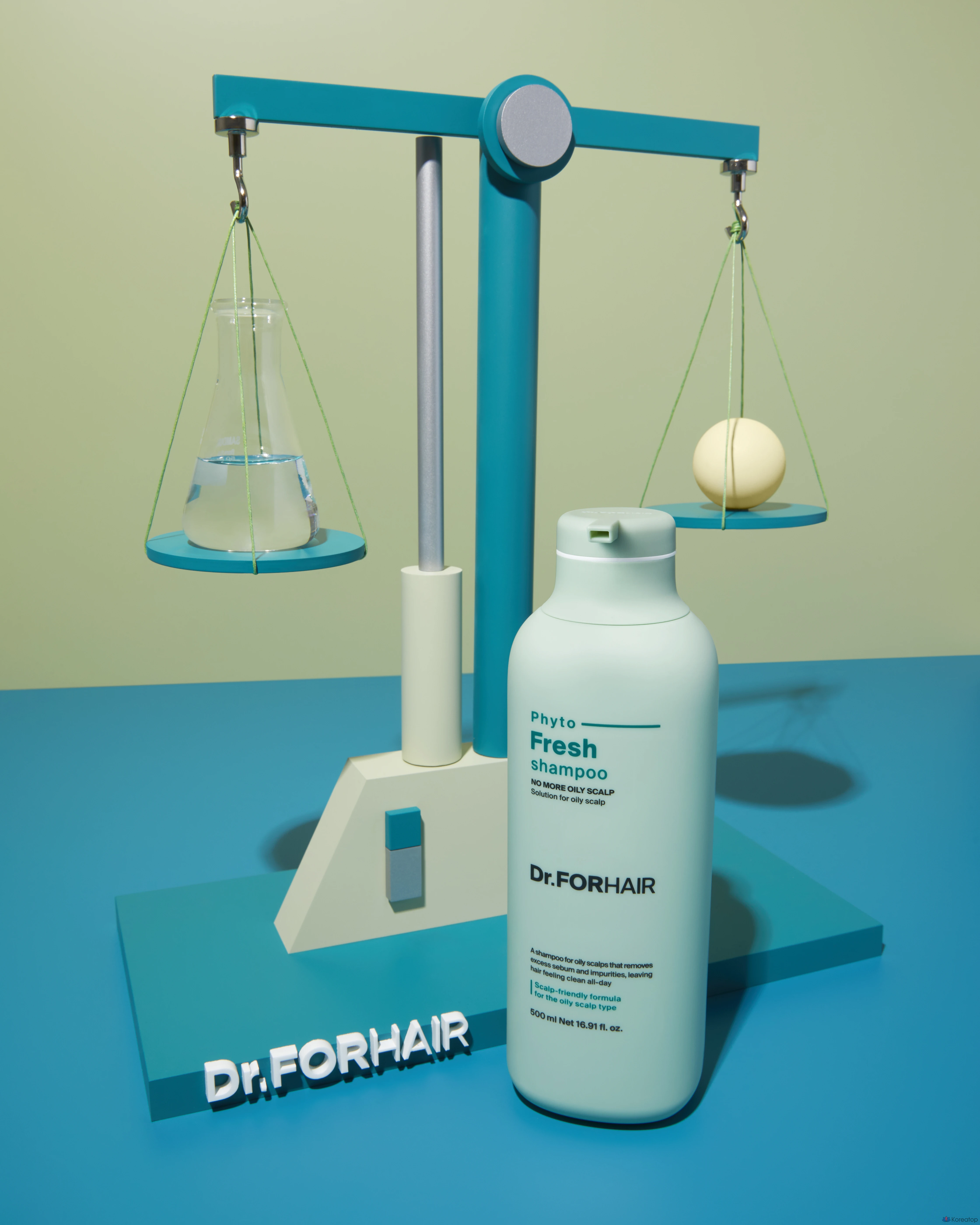 Шампунь для жирной кожи головы Dr.Forhair Deep Cleansing Phyto Fresh Shampoo, 500 мл, 1 шт., фото 4