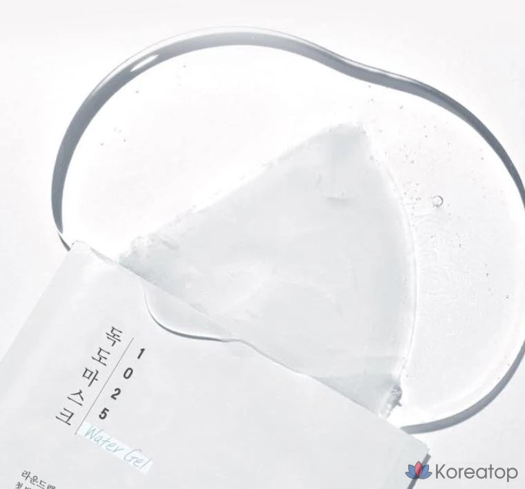 Тканевая маска для лица Round Lab 1025 Dokdo Moisturizing Water Gel Mask, 30 мл, 10 шт.