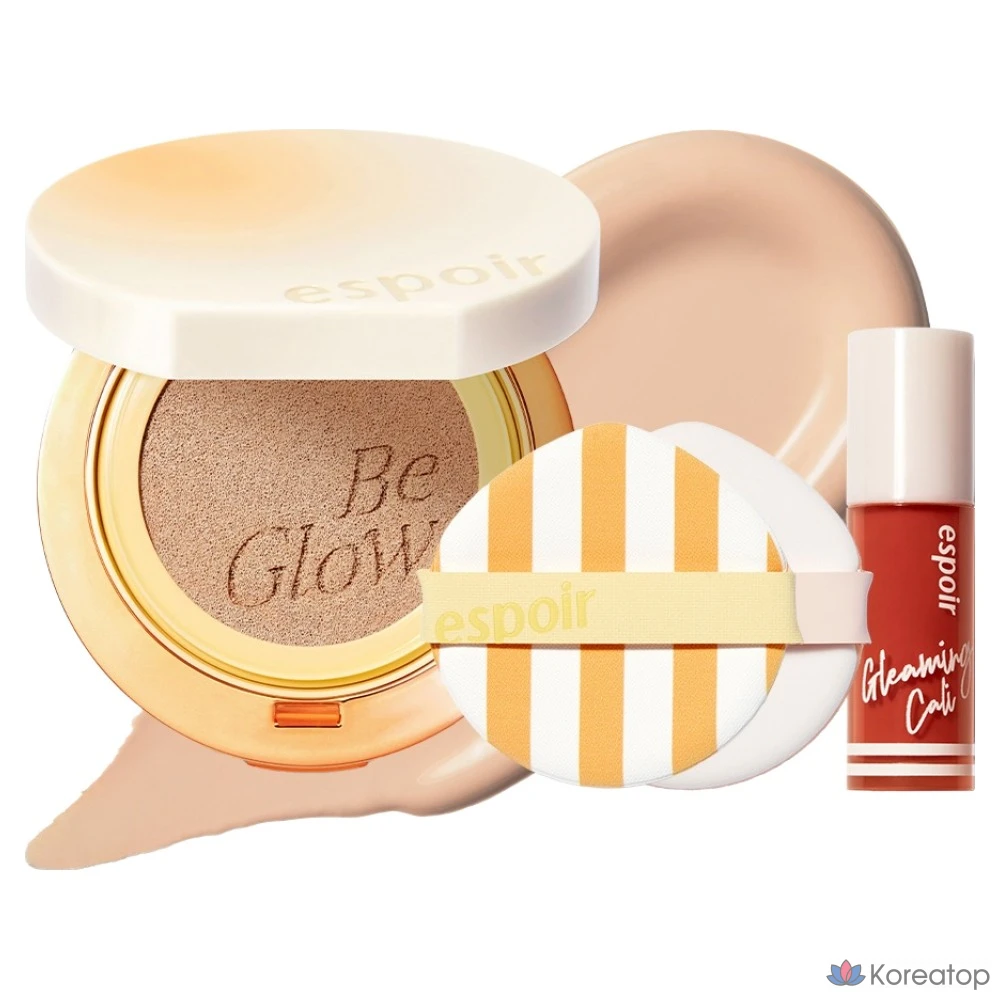 Кушон Espoir Be Glow Volume Cushion Foundation Glam Cali Edition, оттенок 22 Petal, 13 г, 1 шт.