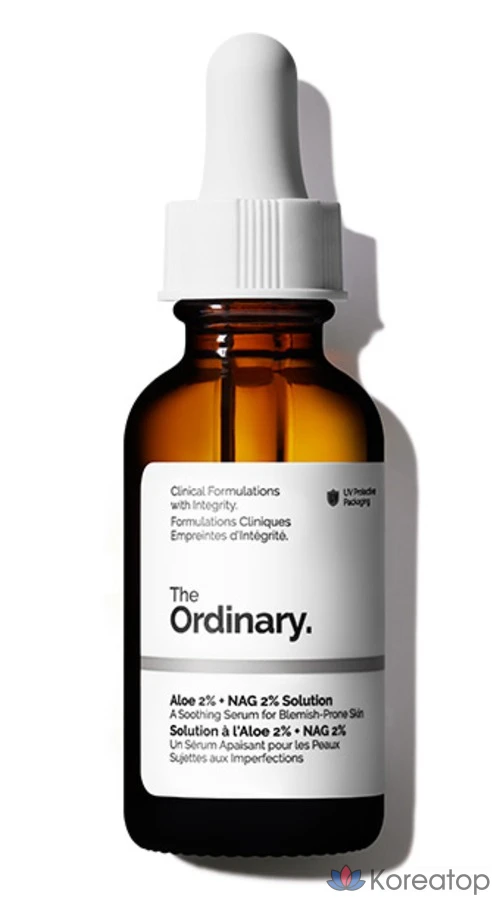 Сыворотка The Ordinary Aloe 2% + NAG 2% Solution, 30 мл, 1 шт.