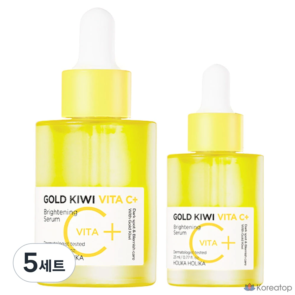 Сыворотка Holika Holika Gold Kiwi Vita C Plus Brightening Serum, 3 шт., 5 наборов