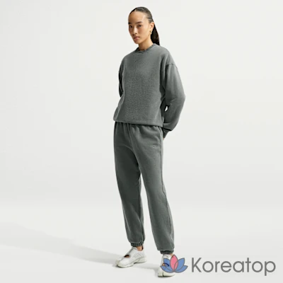 Брюки женские Nike Studio Fleece Medium Weight Oversized High-Rise Washed Cuff Pants