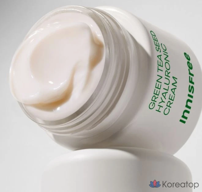 Крем Innisfree Green Tea Seed Hyaluronic Acid Moisturizing Cream, 50 мл, 1 шт.