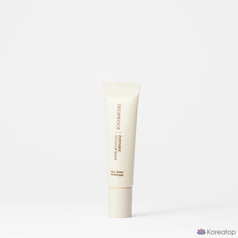 Бальзам для губ Deoproce Shea Butter Intensive Vegan Lip Balm, 10 г, 1 шт.