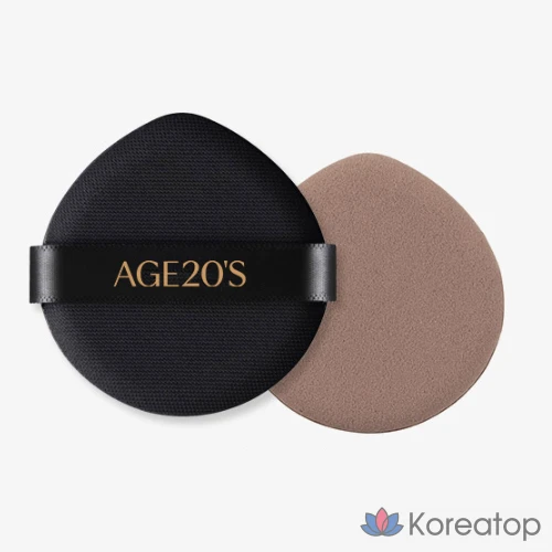 Пудра-компакт AGE 20's Signature Essence Cover Pact Intense, оттенок 13, 14 г, 2 шт., фото 2