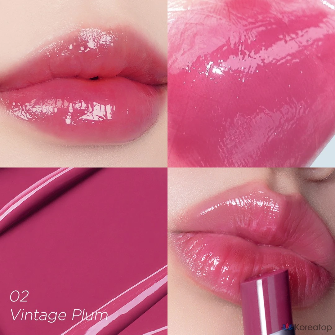 Бальзам для губ DEWYCEL Glowing Balm, оттенок Vintage Plum, 4.5 г, 1 шт., фото 5