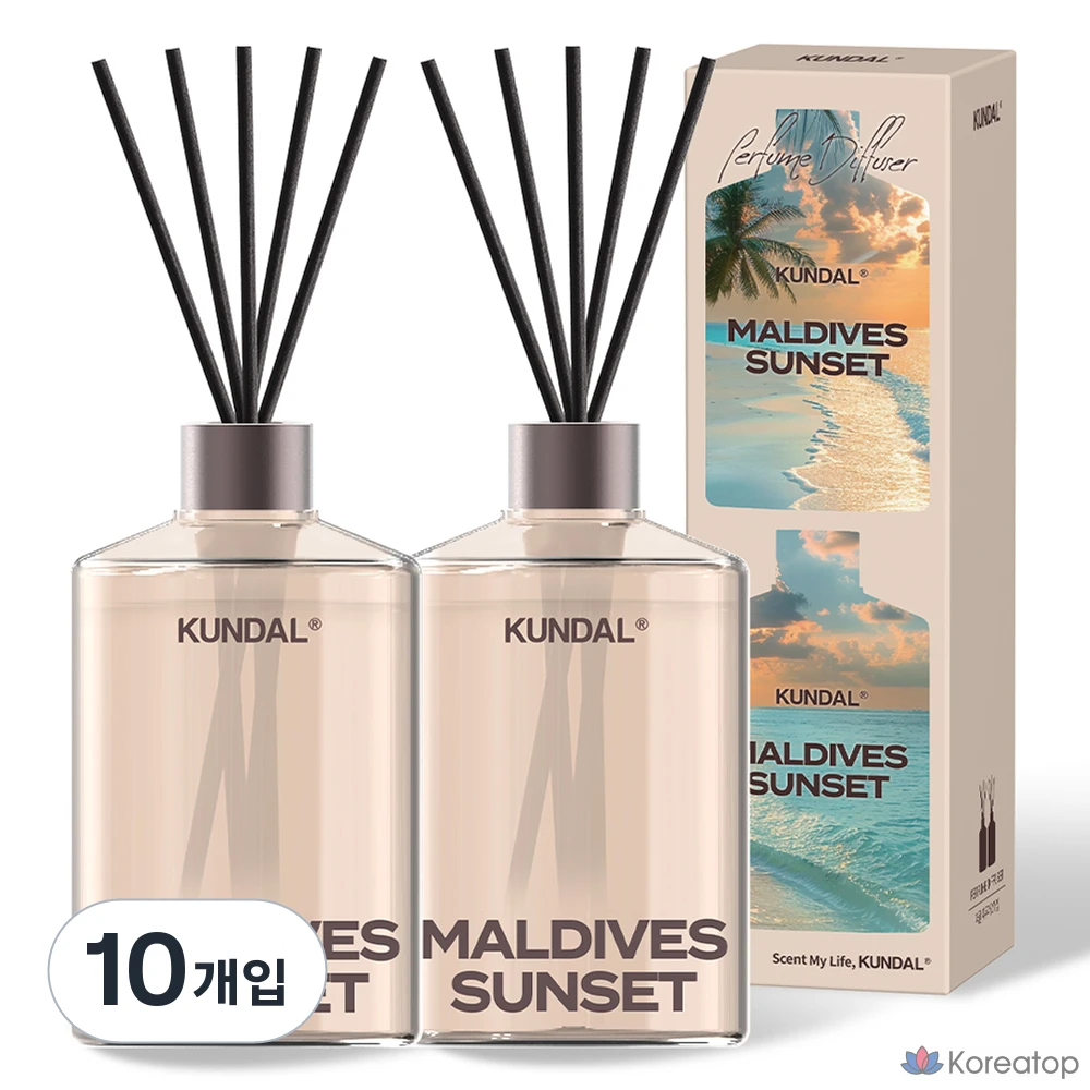 Диффузор для дома Kundal Signature Perfume Diffuser, Maldives Sunset, 500 мл, 10 шт.