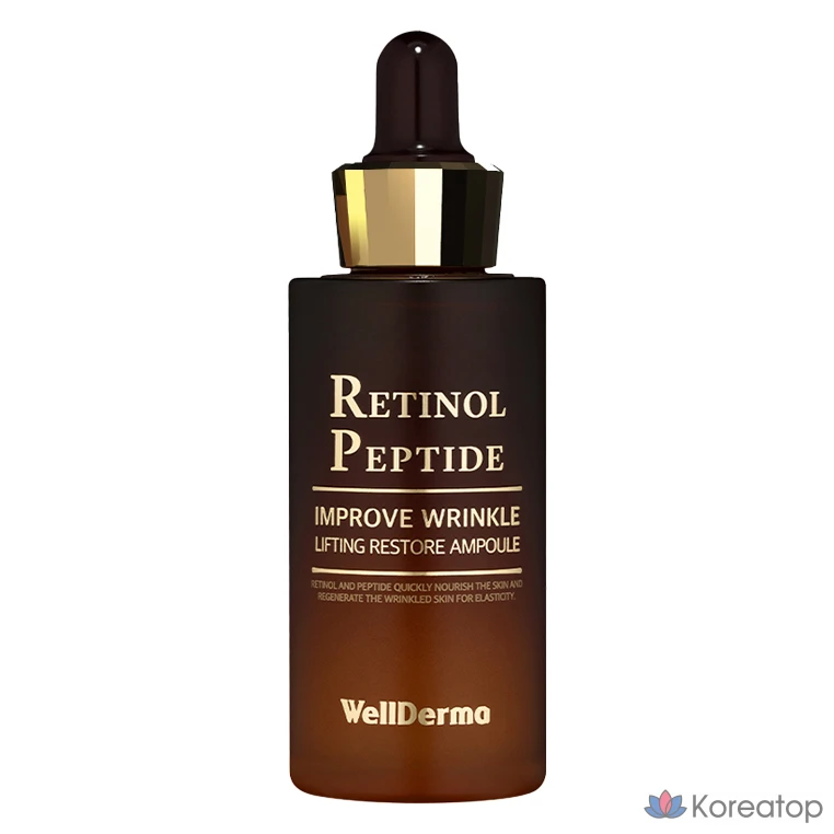 Ампульная сыворотка WellDerma Retinol Peptide Lifting Restore Ampoule, 30 мл, 1 шт.