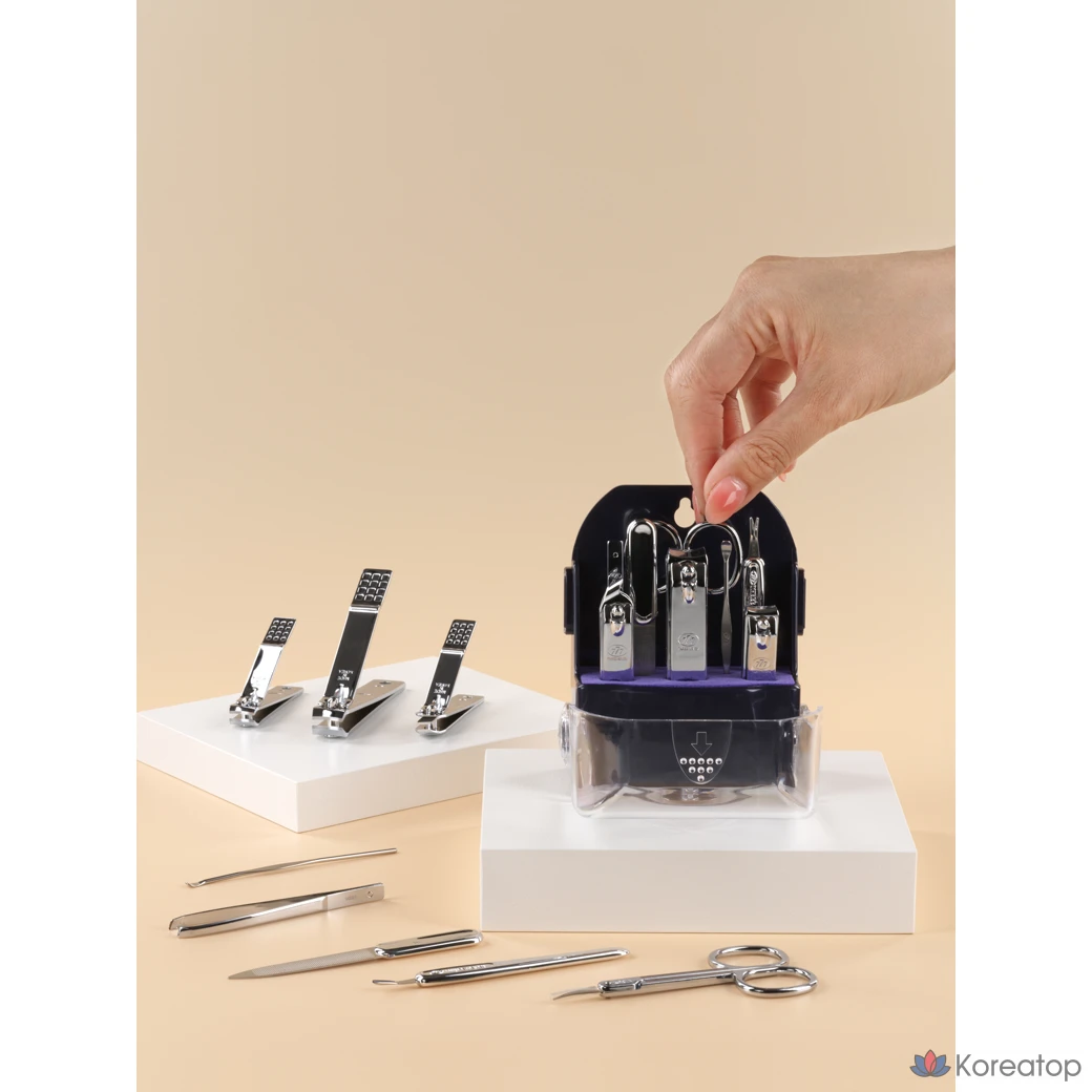 Набор для ухода Three Seven Nail Clipper Set TS-090C Luna, 2 шт.