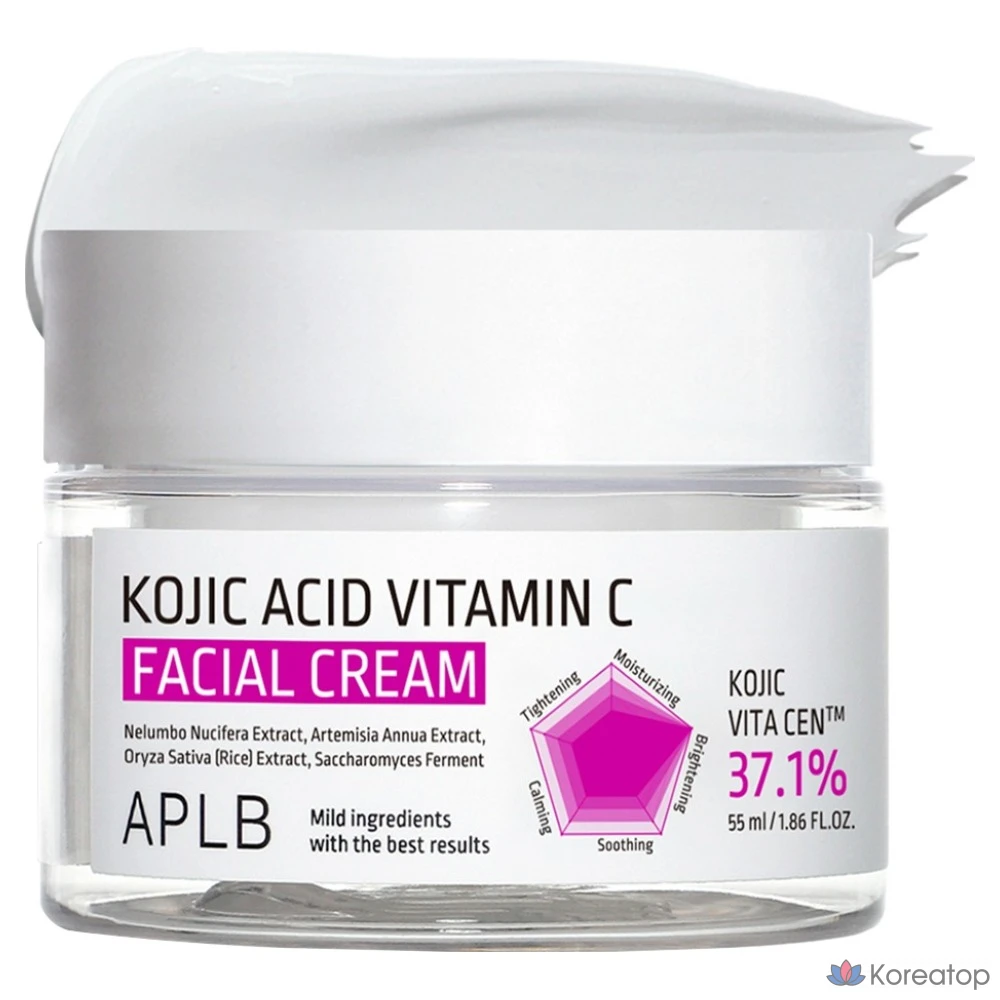 Крем для лица APLB Glutamic Acid Vitamin C Facial Cream, 55 мл, 1 шт.