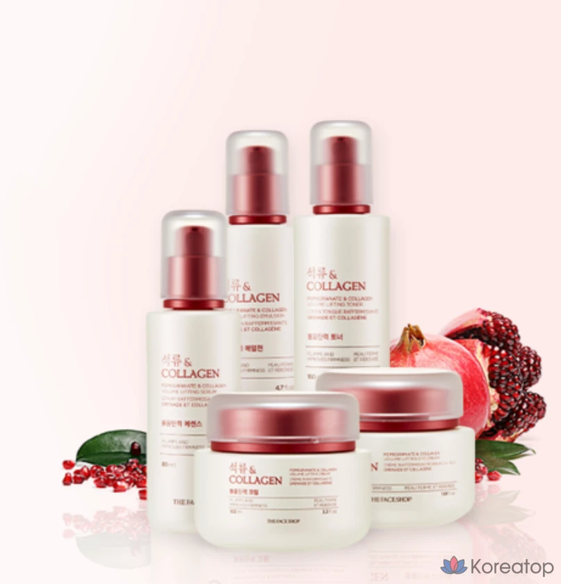Крем The Face Shop Pomegranate & Collagen Volume Elasticity Cream, 100 мл, 1 шт.