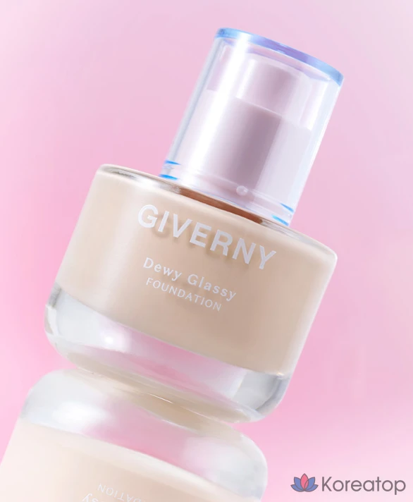 Фундация Giverny Dewy Glassy Foundation, оттенок 17C Porcelain, 30 мл, 1 шт., фото 2