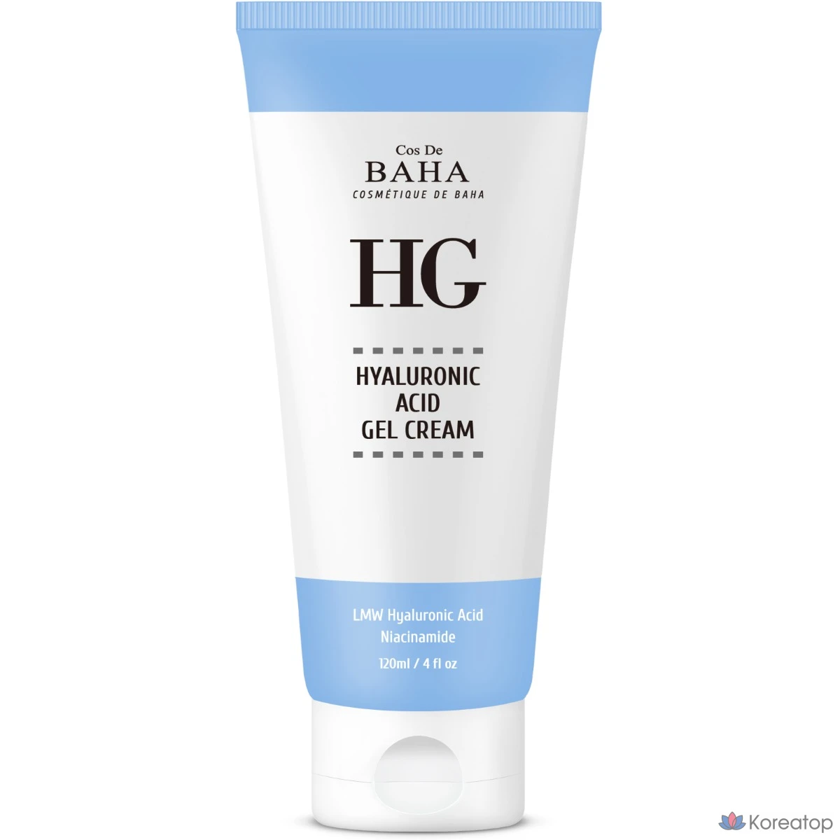 Гель-крем Cos De Baha HG 7 Hyaluronic Acid Squalane Panthenol, 120 мл, 1 шт.