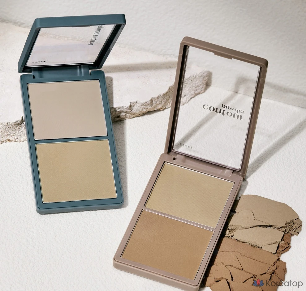 Набор для контуринга Etude House Play 101 Stick Shadow Set (Light On + Tone & Tone), 5 г x 2 шт. + кисть для скул, 6 шт., фото 6