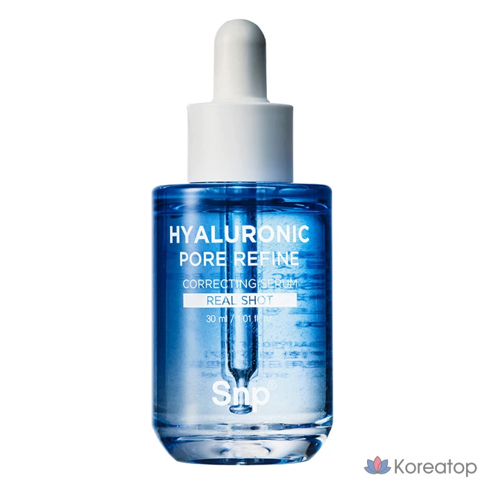 Сыворотка SNP Hyaluronic Speckle Pore Refining Correcting Serum Realshot, 30 мл, 1 шт.