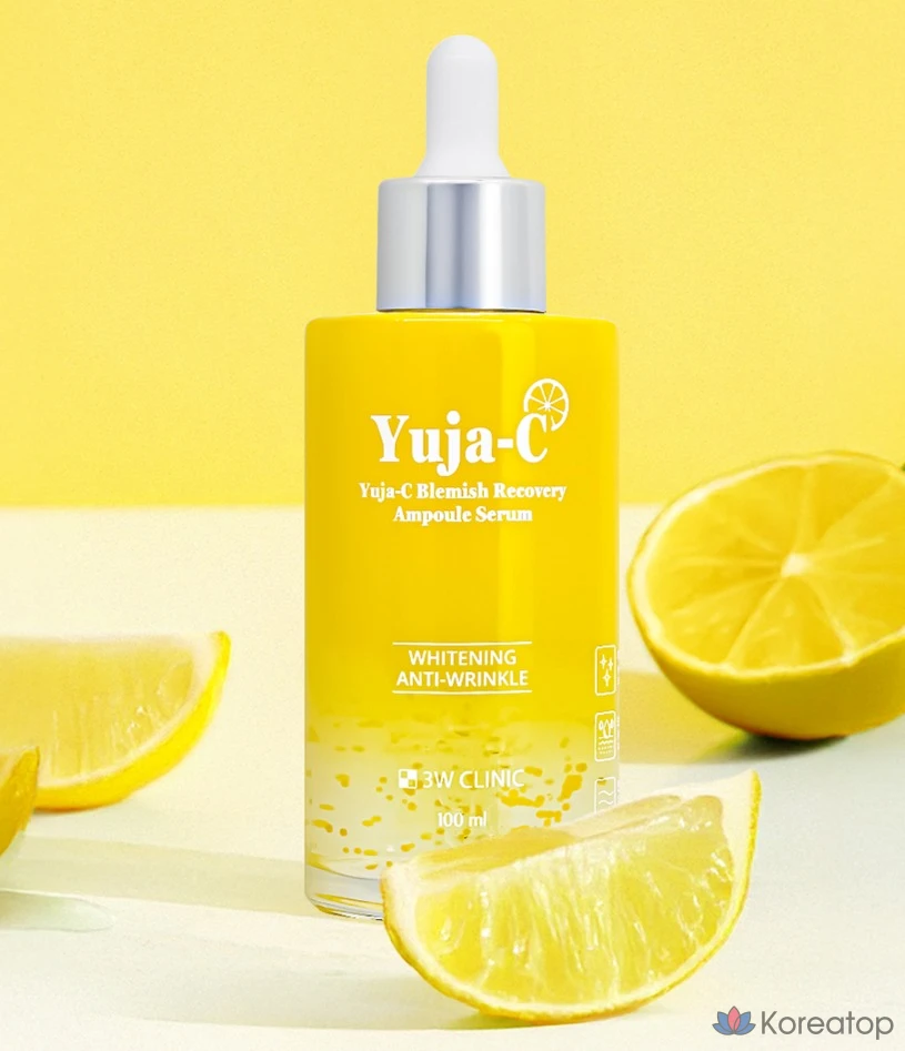 Сыворотка 3W Clinic Yuja Seed Blemish Recovery Ampoule Serum, 100 мл, 1 шт., фото 2