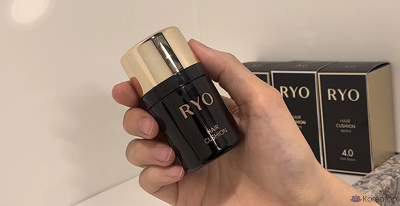 Кушон для волос Ryo Hair Cushion, оттенок Dark Brown 4.0, 7 г, 1 шт., фото 3