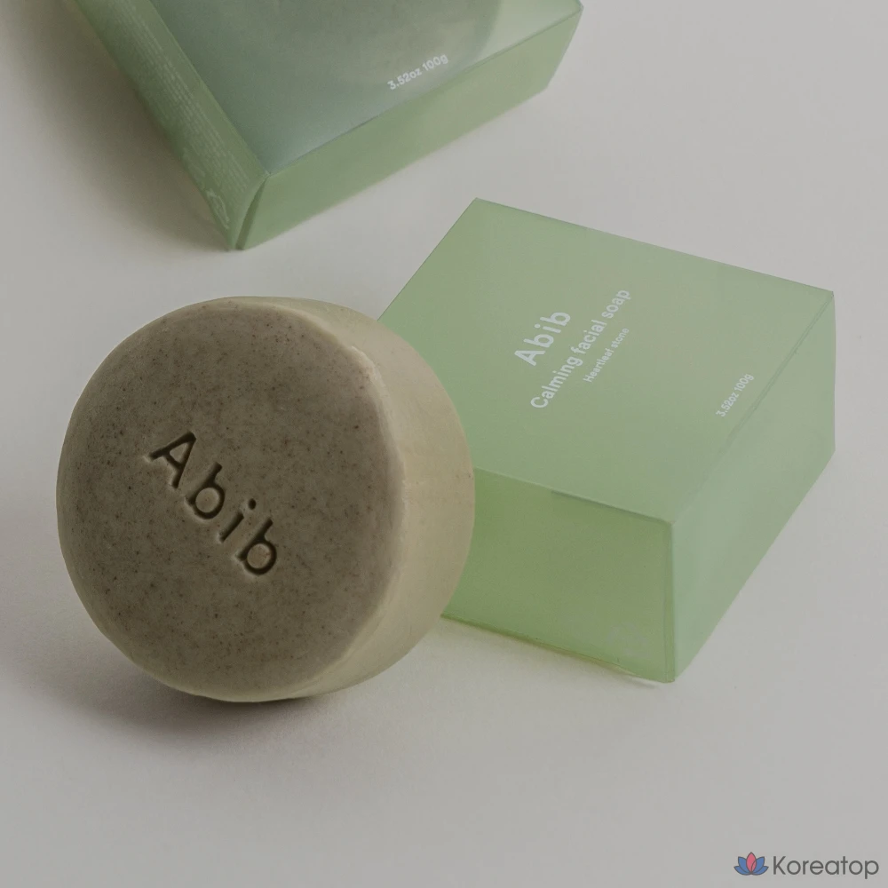 Очищающее средство для лица Abib Calming Facial Soap Heartleaf Stone, 100 г, 1 шт.