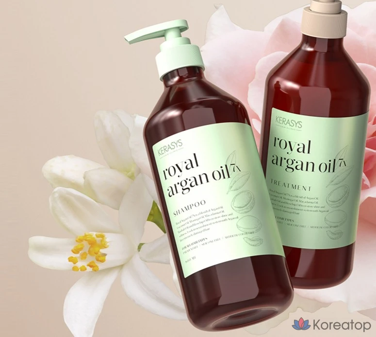 Шампунь KeraSys Argan Oil 7X Shampoo, 800 мл, 1 шт.