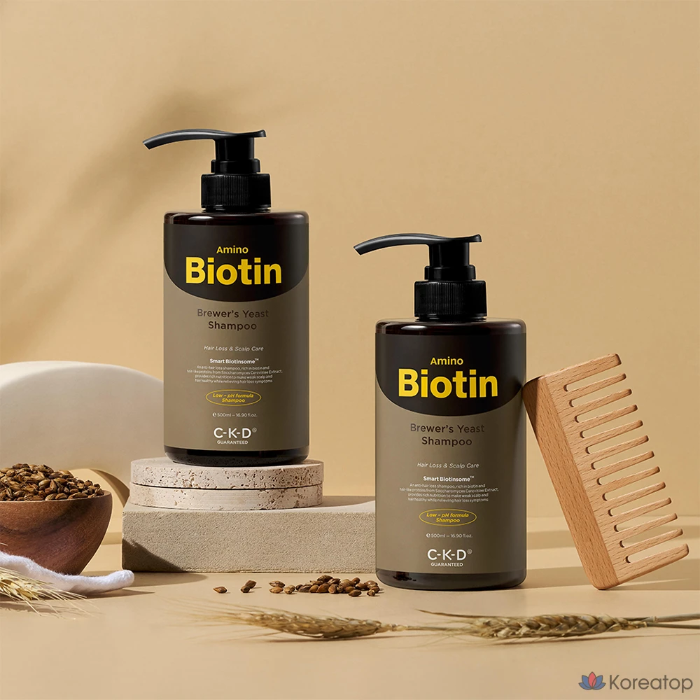 Шампунь CKD Amino Biotin Beer Yeast Shampoo, 500 мл, 1 шт.
