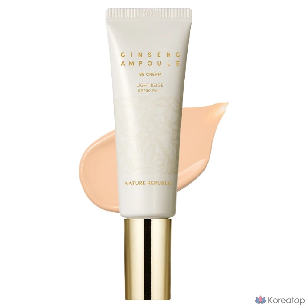 ВВ-крем Nature Republic Ginseng Ampoule, оттенок 01 Light Beige, 50 мл, 1 шт.