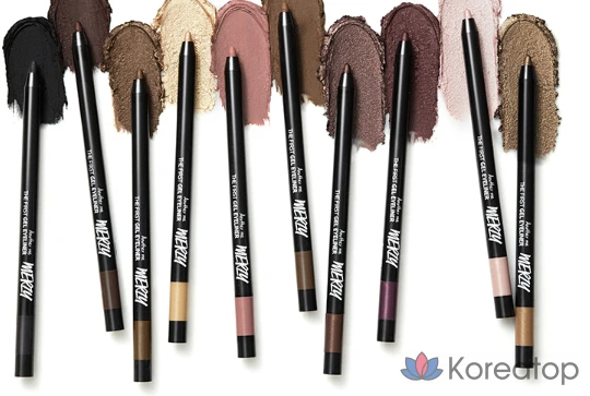 Подводка для глаз MERZY The First Muffled Gel Eyeliner, оттенок G5 Rosy Burgundy, 0.5 г, 1 шт., фото 4