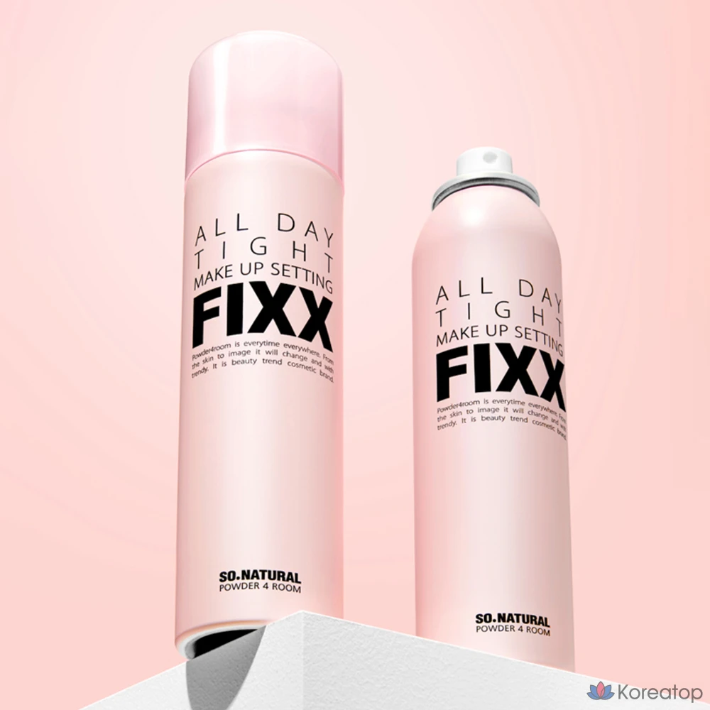 Фиксатор макияжа So Natural Powder Room All Day Tight Makeup Setting Fixer, 100 мл, 1 шт.