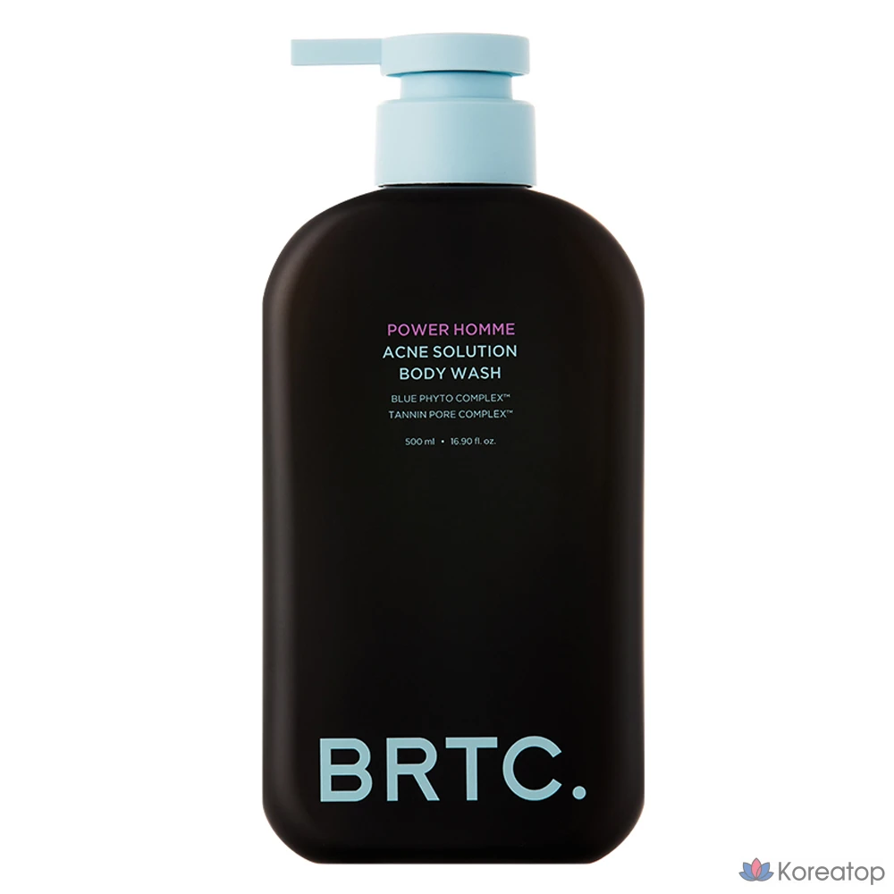 Гель для душа BRTC Power Homme Acne Solution Body Wash, 500 мл, 1 шт.