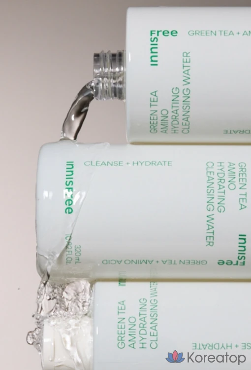 Гидрофильное масло Innisfree Green Tea Amino Cleansing Water, 320 мл, 1 шт.