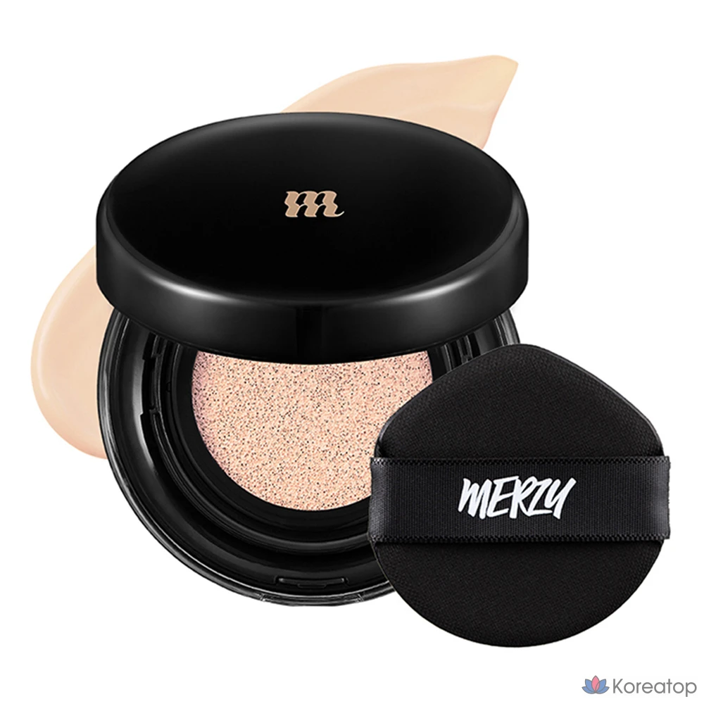 Кушон MERZY The Airy Thin Cover Cushion Foundation, оттенок AC1 Ivory, 13 г, 1 шт.