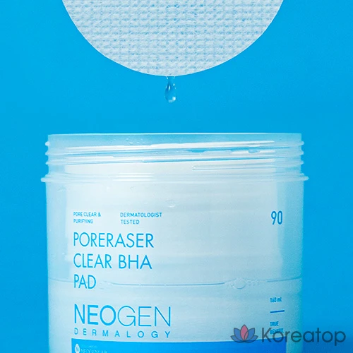 Пэды для пор Neogen Dermalogy Pore Razer Clear BHA, 160 мл, 90 шт.