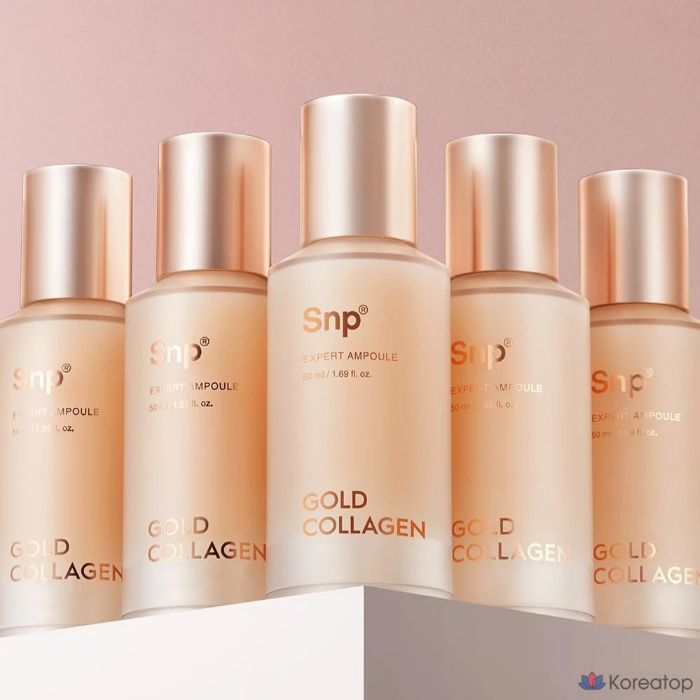 Ампульная сыворотка SNP Gold Collagen Expert Ampoule, 50 мл, 1 шт.
