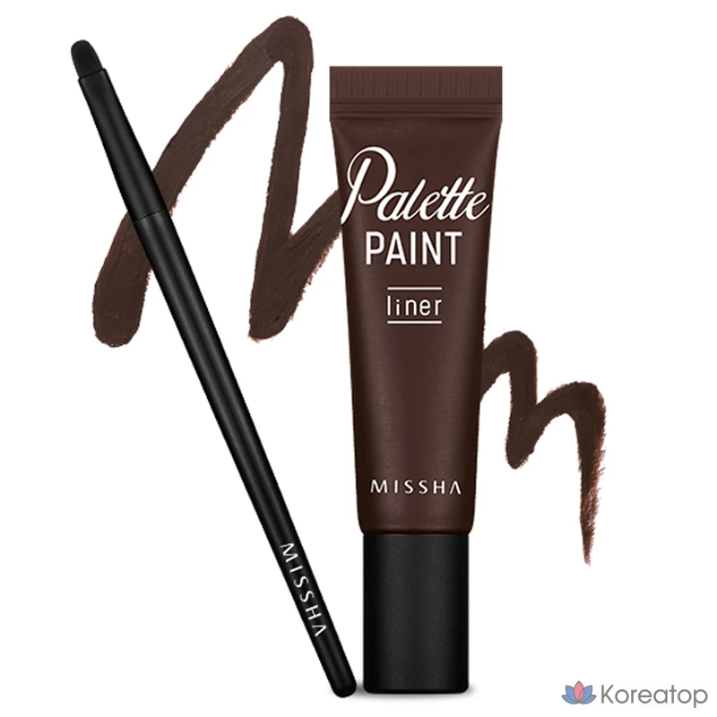 Гель-лайнер для глаз Missha Palette Paint Gel Liner, оттенок Brown, 6 г, 1 шт., фото 2