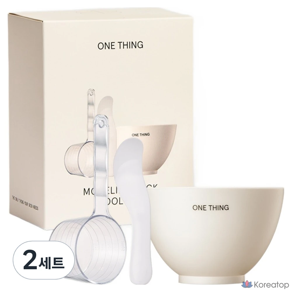 Набор для ухода One Thing Modeling Pack Ball + Measuring Cup + Spatula Set, 2 шт.